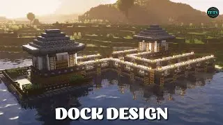 How to Build a Stunning Medieval Dock in Minecraft!