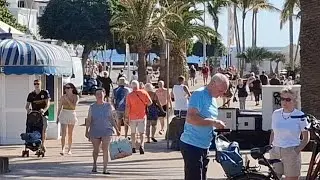 PUERTO DEL CARMEN LANZAROTE SPAIN BEAUTIFUL SUNNY MORNING RIDE ☀️🌴🇮🇨🇪🇸
