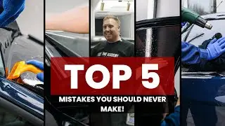 Window Tinting Fails: The 5 Mistakes You Should Never Make! Window Tinting for Beginners #Florida