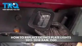 Как заменить подсветку номерного знака Ram 1500 2011-2018