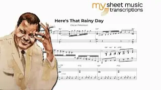 Oscar Peterson - On That Rainy Day (Jazz Transcription)