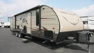 PreOwned 2017 Grey Wolf 26DBH Bunkhouse Travel Trailer Tour | Tri State RV, Anna IL