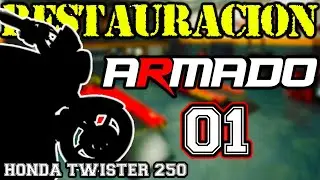 🚀RESTAURACIÓN de honda TWISTER🚀 [#01] | 🌟(armar moto desde 