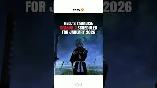 Hell's Paradise Season 2 Release Date 🔥 #shorts #anime #animeshorts #hellsparadise #season2 #fyp
