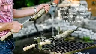 Steckerlfisch Grillrostaufsatz Anleitung