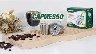 CAPMESSO reusable refillable stainless pods VS other pods, better extraction rate