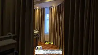 Bay Window Wave Header Curtains | Curtains & Blinds Direct UK Ltd |, Surrey, Kent, Royston