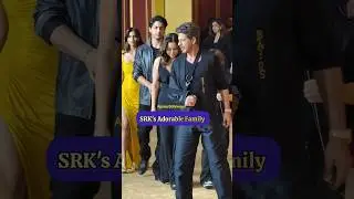 Shah Rukh Khan Adorable Family #SRK #GauriKhan #AryanKhan #SuhanaKhan #AbRamKhan #SRKFamily #srkfan