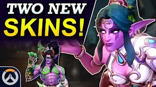 Overwatch NEW Legendary Skins! - Illidan Genji & Tyrande Symmetra Blizzcon 2019 Skins