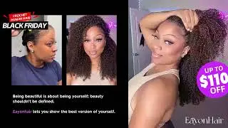 Shop The Best Crochet Human Hair | BLACK FRIDAY DEAL 2025 UP TO $110 OFF ⏰ #eayonhair #blackfriday