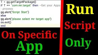 Run Game Guardian Script Only When Specific Process Is Selected
