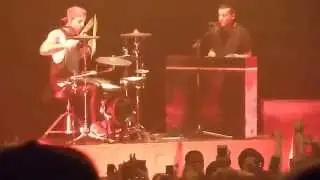 |-/ 10 (LB Josh Dun drum solo outro) + old songs piano+drum medley + 11 Doubt [Live in Phoenix, AZ]