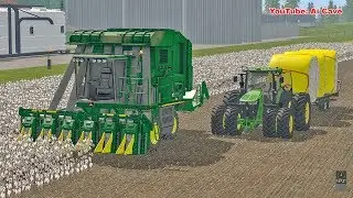 Хлопковый харвестер - Farming Simulator 2017 Американская карта | FS 2017 LS17 Моды