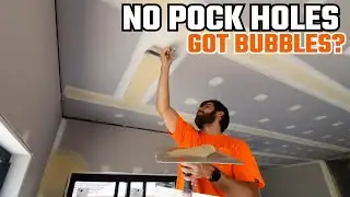 How to get rid of air bubbles in drywall plaster