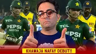 Khawaja Nafay makes his Pakistan debut, scoring 26 off 15 balls at a strike rate of 173.3 🏏🔥