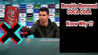 CRISTIANO RONALDO removed COCA- COLA bottles. Knows Why ?