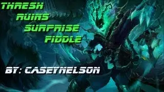 League of Legends. Thresh ruining Fiddle's Surprise Party!