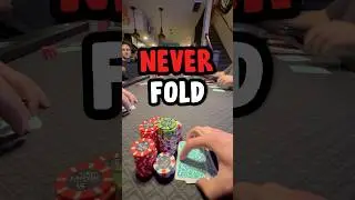 HERO CALL with a SUITED ACE?! 😱 #poker #shorts