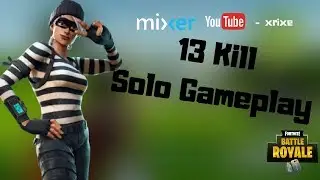 13 Kill Solo Victory Royale (Insane peak shots, Snipes, Fast Building, etc)