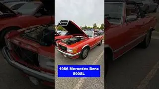 Mercedes Benz 500SL 1986 года выпуска, европейская модель #MercedesBenz500SL #1986MercedesBenz500...