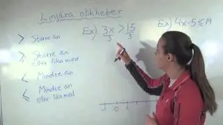 Linjära olikheter
