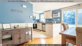 Priced at $199,900 - 18 Westford Road 5, Ayer, MA 01432