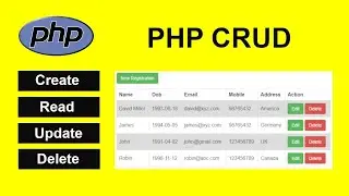 Delete operation in PHP, CRUD operation in php Using MySQLi, PHP Tutorial