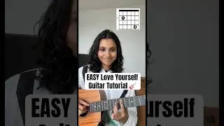 How To Play &ldquo;Love Yourself&rdquo; - Justin Bieber on Guitar 🎸 #shorts