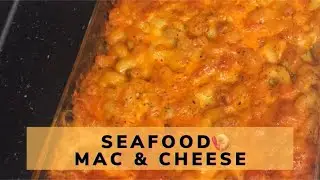 HOW TO: SEAFOOD MAC N CHEESE with SALMON AND SHRIMP | EASY RECIPE | IamSarine
