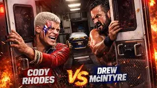 Cody Rhodes Vs Drew McIntyre | Ambulance Match: Bad Blood 2025 ||| WWE2K25 