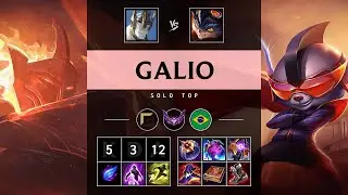 Galio Top vs Rumble - BR Master Patch 25.17