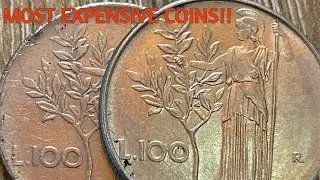 Italian LIRA coins from 1957 and 1987! RARE???EXPENSIVE???HIGH DEMAND???
