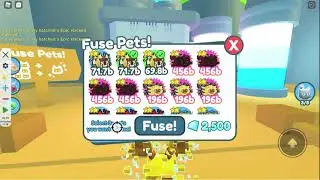 [Pet Simulator X] What Happens If you Fuse 3 Golden Hacked Cats