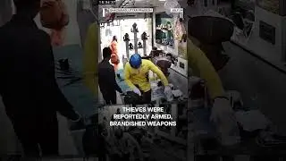 India: Thieves Rob Ghaziabad Jewellery Store Posing as Delivery Agents | N18G