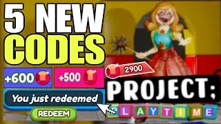 *NEW UPDATE* PROJECT PLAYTIME MULTIPLAYER ROBLOX CODES 2024 | PROJECT PLAYTIME CODES