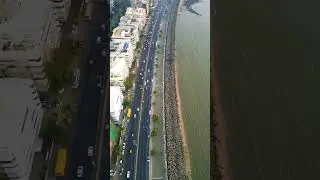 Marine Drive Best Drone view #mumbai #marinedrive #dronevideo #travelindia