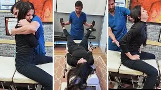 Stiff back released| #chiropractor| #asmrtriggers| #Dr.Pankaj|#backpain| l5-s1disc pain #sciatica