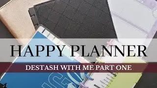 PLANNER DESTASH PART 1 | DESTASH MY COLLECTION WITH ME | HAPPY PLANNER SUPPLIES