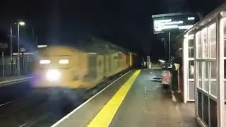 37607+37254  1Q59 (Dinas Powys Colas Rail FREIGHT Network Rail N.M.T)