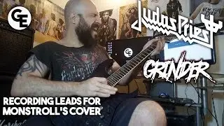 Recording leads for Monstroll's cover of Judas Priest - Grinder