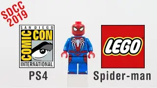 LEGO SDCC 2019 PS4 Spider-man minifigure review
