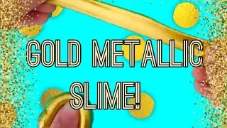 Prettiest gold metallic slime EVER! - Mini Slimes Series part 1