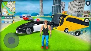 Go to Town 6 - Transport Bus & Bike Driving in Open World Game - Android Gameplay