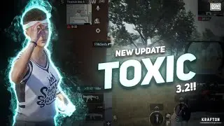 NEW UPDATE 3.2 💥 • I'M TOXIC!! • BGMI MONTAGE • 5FINGERGYRO.....