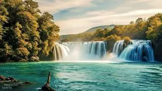 Calming Waterfall Ambience | Sleep Better with Relaxing Water Sounds | 3 Hours