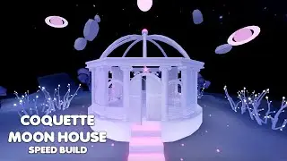 NEW! Cute Coquette Moon House Speed build in Adopt me!