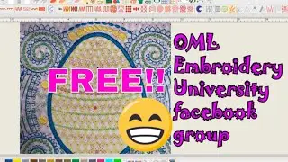 Advanced Embroidery Connections and a Free Applique Embroidery Design