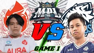 EVOS LEGENDS VS AURA FIRE GAME 1 - MPL ID SEASON 8 - EVOS VS AURA MATCH 1