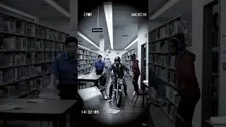 The Most INSANE Library Bike Chase