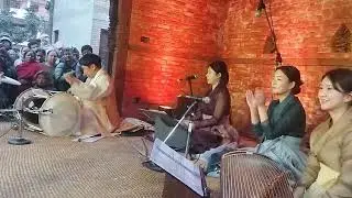 Korean music @ the echoes of valley of music @ Khokana performance.